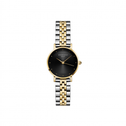 ROSEFIELD SEBDSG-SE04 DAMESHORLOGE VERGULD STAAL THE SMALL EDIT BLACK STEEL GOLD
