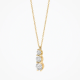BLUSH LG3020Y GEELGOUDEN COLLIER MET LAB GROWN DIAMOND HANGER 0.43CT