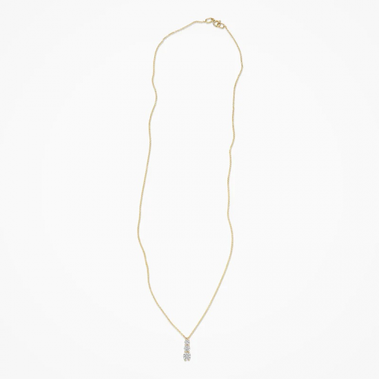 BLUSH LG3020Y GEELGOUDEN COLLIER MET LAB GROWN DIAMOND HANGER 0.43CT
