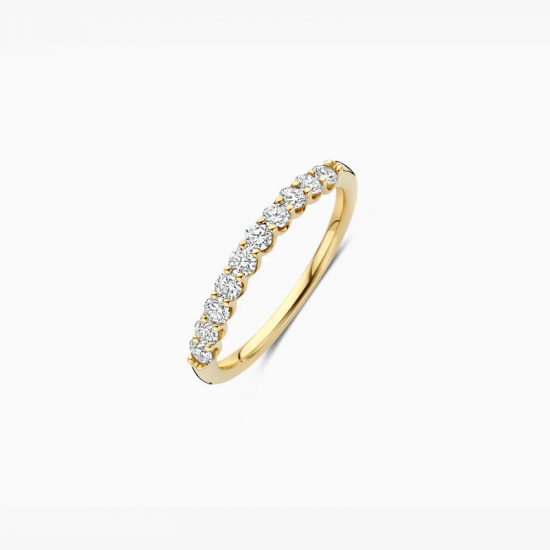 BLUSH LG1042Y GEELGOUDEN RING MET LAB GROWN DIAMOND 0.52CT