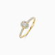 BLUSH LG1045Y GEELGOUDEN RING MET LAB GROWN DIAMOND 0.32CT
