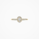 BLUSH LG1045Y GEELGOUDEN RING MET LAB GROWN DIAMOND 0.32CT