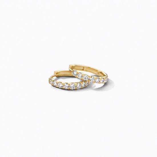 BLUSH LG7012Y GEELGOUDEN OORRINGEN MET LAB GROWN DIAMOND 0.24CT