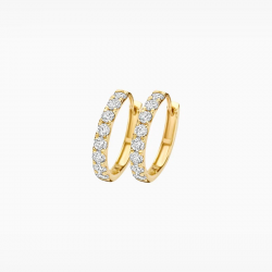 BLUSH LG7012Y GEELGOUDEN OORRINGEN MET LAB GROWN DIAMOND 0.24CT