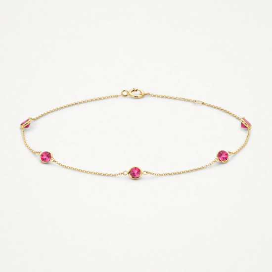 BLUSH 2266YRH GOUDEN ARMBAND MET RHODOLIET