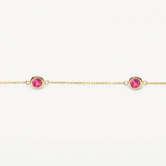 BLUSH 2266YRH GOUDEN ARMBAND MET RHODOLIET