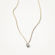 BLUSH 3619YDI GEELGOUDEN COLLIER MET HANGER NATUURLIJKE DIAMANT