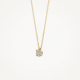 BLUSH 3619YDI GEELGOUDEN COLLIER MET HANGER NATUURLIJKE DIAMANT