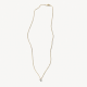BLUSH 3619YDI GEELGOUDEN COLLIER MET HANGER NATUURLIJKE DIAMANT