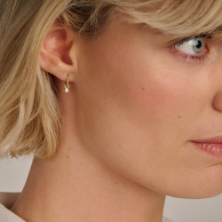 BLUSH 9097YZI GOUDEN OORRING AANHANGERS ZIRKONIA