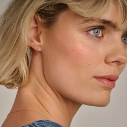 BLUSH 7380YGO GEELGOUDEN OORRINGEN RECHTHOEKIG