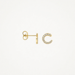 BLUSH 7378YZI GEELGOUDEN OORKNOPPEN ZIRKONIA