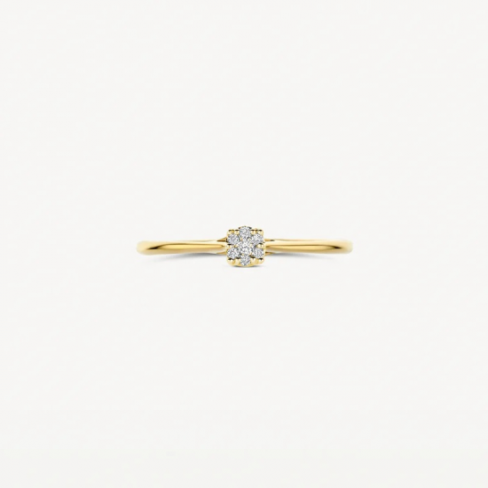 BLUSH 1683BDI GEELGOUDEN RING DIAMANT 0.06CT.