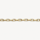 BLUSH 2263YGO GEELGOUDEN ARMBAND OVALE JASSERON