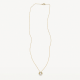 BLUSH 3193YZI GEELGOUDEN COLLIER MET HANGER ZIRKONIA