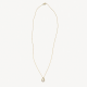 BLUSH 3195YZI GEELGOUDEN COLLIER MET HANGER ZIRKONIA