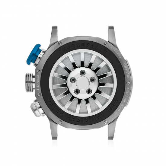 EDOX 38003 TINBU GNBU TITANIUM HERENHORLOGE CHRONORALLY CHRONOGRAPH 45