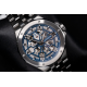 EDOX 85303 3M BUIGB STALEN HERENHORLOGE DELFIN MECANO SKELETON