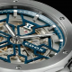 EDOX 85303 3M BUIGB STALEN HERENHORLOGE DELFIN MECANO SKELETON
