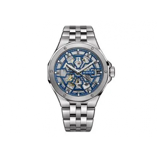 EDOX 85303 3M BUIGB STALEN HERENHORLOGE DELFIN MECANO SKELETON