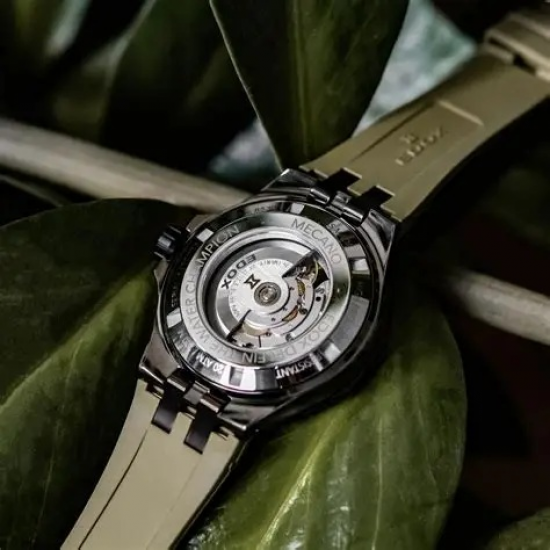 EDOX 85303 357GNCAV VONB STALEN HERENHORLOGE DELFIN MECANO SKELETON