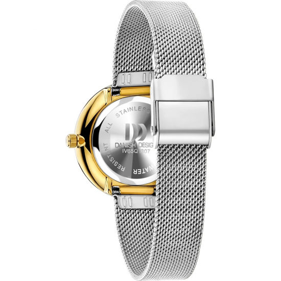 DANISH DESIGN IV65Q1307 DAMESHORLOGE STAAL BICOLOR AMELIA