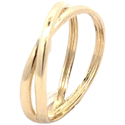 MONZARIO 1580-R GEEL 14K. GOUDEN RING