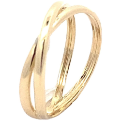 MONZARIO 1580-R GEEL 14K. GOUDEN RING