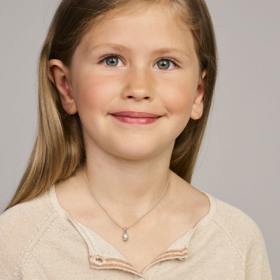 HUISCOLLECTIE 1341903 ZILVEREN HANGER EENHOORN GERHODINEERD