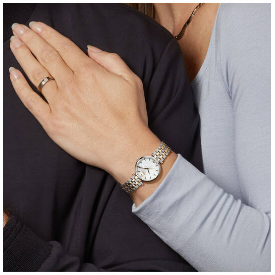 BOCCIA 3339-04 TITANIUM DAMESHORLOGE BICOLOR