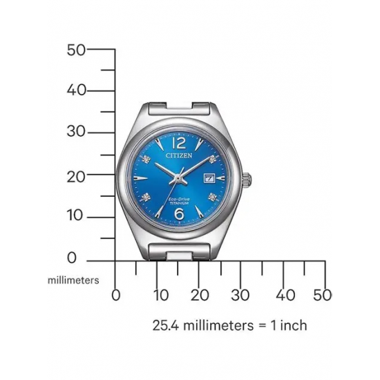 CITIZEN EW2601-81M DAMESHORLOGE  SUPERTITANIUM ECO-DRIVE