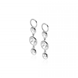 ZINZI ZICH2256L ZILVEREN OORRING HANGERS LAPIS LAZULI