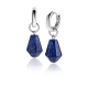 ZINZI ZICH2256L ZILVEREN OORRING HANGERS LAPIS LAZULI