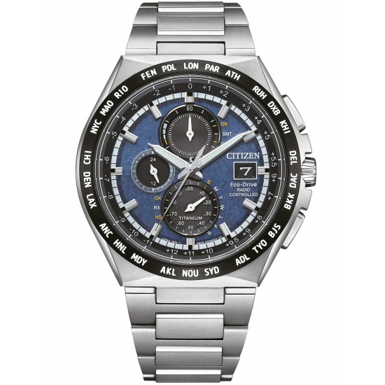 CITIZEN AT8234-85L HERENHORLOGE RADIO CONTROLLED ECO-DRIVE  TITANIUM