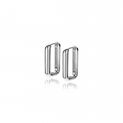 ZINZI ZIO2221 ZILVEREN OORRINGEN RECHTHOEKIG