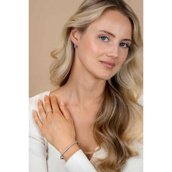 ZINZI ZIR2686 ZILVEREN RING ZIRKONIA