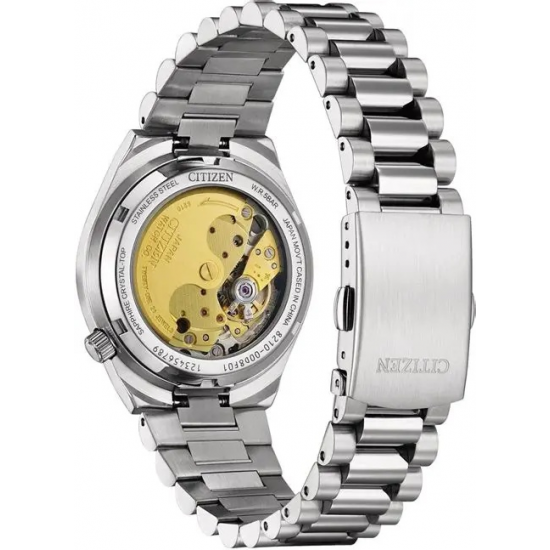 CITIZEN NJ0200-50E UNISEX HORLOGE STAAL AUTOMAAT TSUYOSA