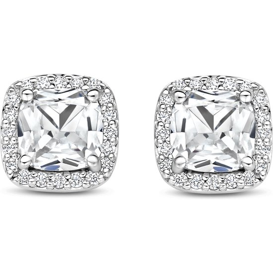 TI SENTO 78029ZI ZILVEREN OORKNOPPEN MET ZIRKONIA