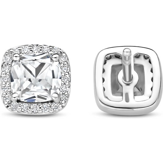 TI SENTO 78029ZI ZILVEREN OORKNOPPEN MET ZIRKONIA