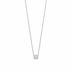 TI SENTO 34104ZI ZILVEREN COLLIER MET ZIRKONIA