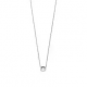 TI SENTO 34104ZI ZILVEREN COLLIER MET ZIRKONIA