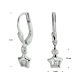 HUISCOLLECTIE 1341273 ZILVEREN OORHANGERS ZIRKONIA STER
