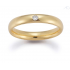 GERSTNER 4/26199/3,5  GOUDEN TROUWRING MET DIAMANT