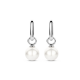 TI SENTO 7848WP ZILVEREN OORRINGEN MET PAREL