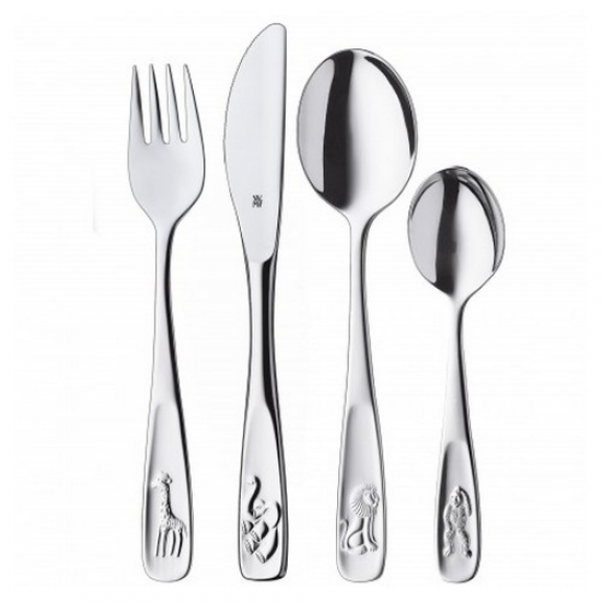 WMF 12-8002 STALEN KINDERBESTEK 4-DELIG SAFARI