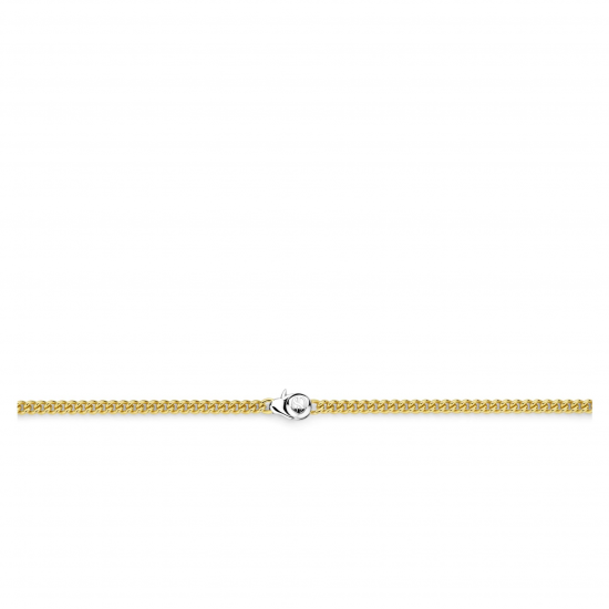 TI SENTO 34069SY VERGULD ZILVEREN GOURMET COLLIER 45 CM.