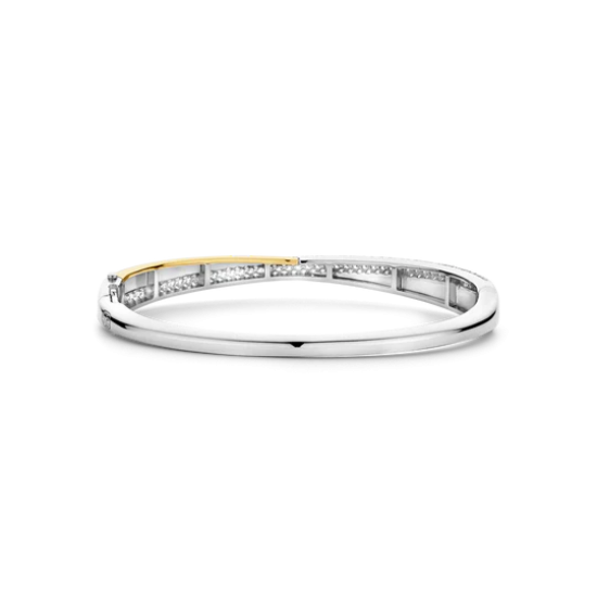 TI SENTO 23071ZY VERGULD ZILVEREN BANGLE MET ZIRKONIA