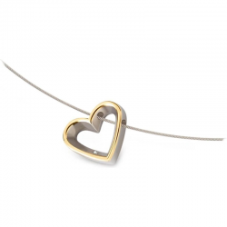 BOCCIA 07014-02 TITANIUM BICOLOR HANGER MET DIAMANT