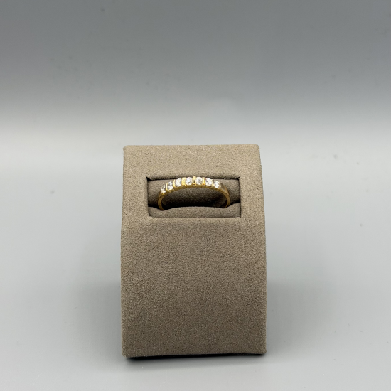 14KT GOUDEN ZIRKONIA MEMOIRE