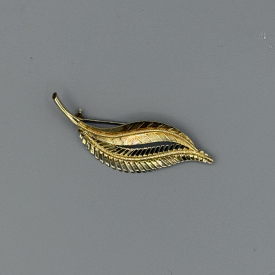 14 KARAAT KLASSIEKE GOUDEN BROCHE